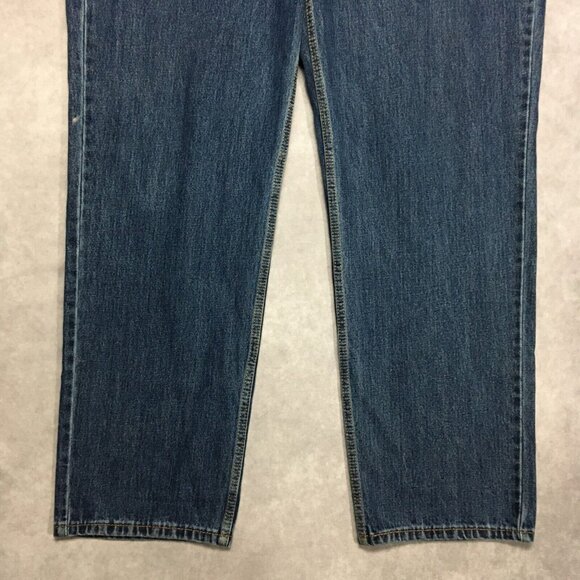 Levis Mens 550 Relaxed Fit Blue Jeans size 40x32 Cotton Denim Pants Copper Rivet - Picture 15 of 16